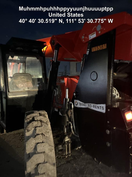 2021 Manitou MTA8044 Cab/Heat/Air, Solid Tires, Work Lights, Beacon, Aux Hydraulics, Back up Alarm, Lifting Eye, Mirrors, ES Keypad