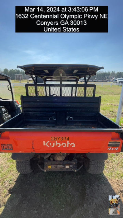 2022 Kubota RTV-X1140W-H Plastic Canopy, Windshield Acrylic Clear, LED Strobe Light, Wire Harness Kit, Back up Alarm