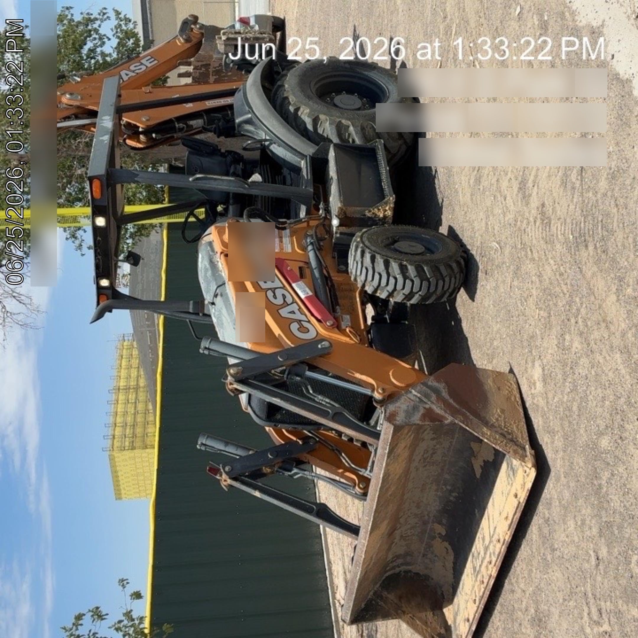 2019 Case 580N EP Canopy, 4WD, GP Front Bucket, Standard Stick, 1 Way Aux Hydraulics, ISO Controls