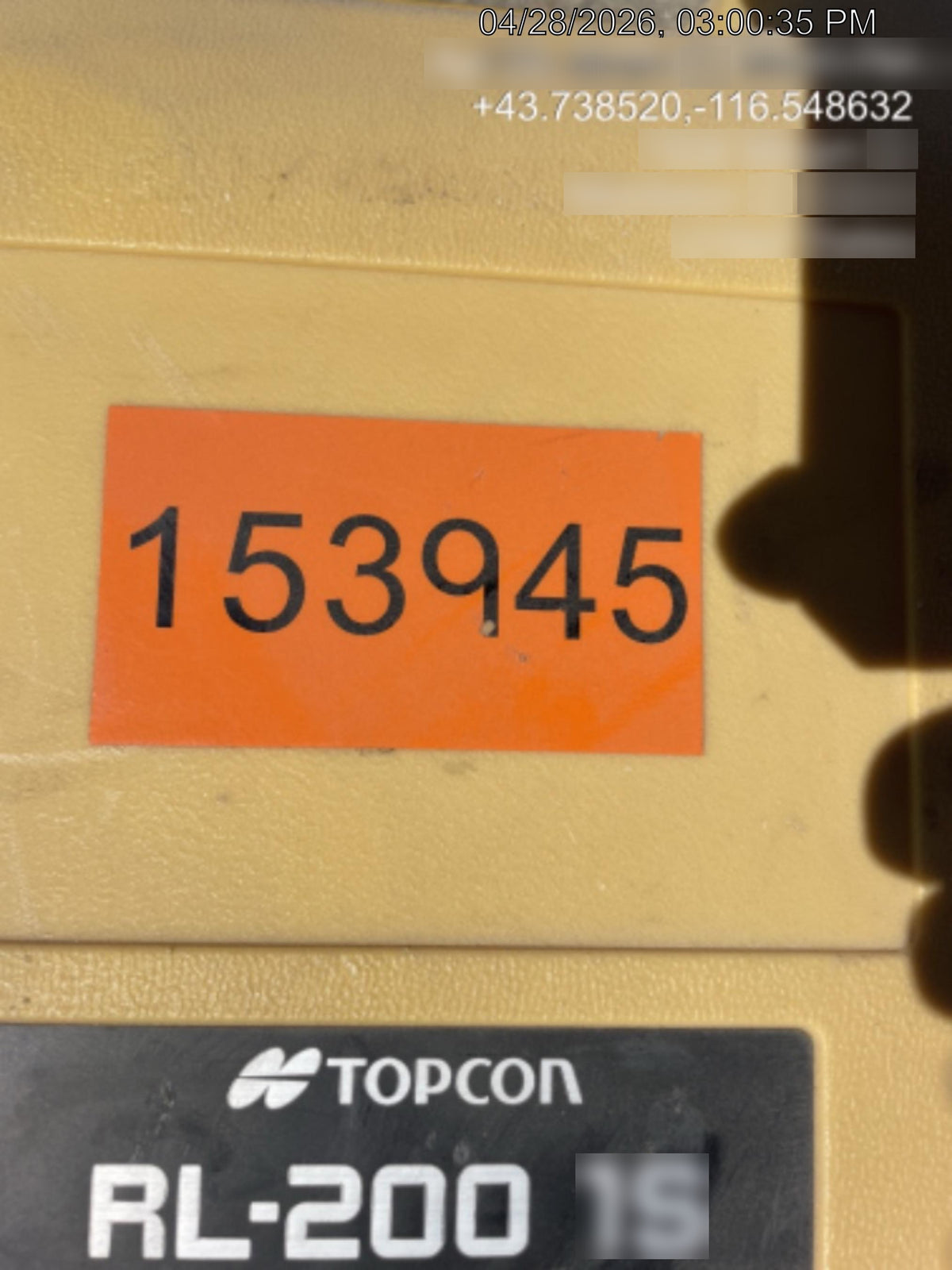 2021 TOPCON RL200