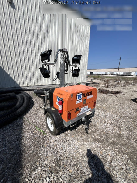 2024 Wanco WLTT-4MM4K Diesel, Deep Sea Controller, Shore Power Plug, Auto Start, (4) 350W LED Floodlights, 4kW Generator, 60 Gal Fuel Tank, 2" Ball, T3