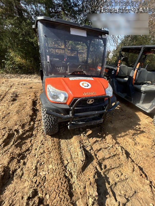 2021 Kubota RTV-X1140W-H Plastic Canopy, Windshield Acrylic Clear, LED Strobe Light, Wire Harness Kit, Back up Alarm