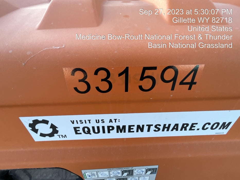 2023 Generac MLT2 Diesel, Flex Switch 120V Input, Powerzone Controller, (4) 320W LED Lights, 4kW Generator, 39.9 Gal Fuel Tank, 2" Ball, T3