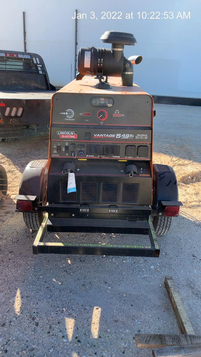 2021 Lincoln Electric Vantage 549X Ready Pak 3, ORANGE (includes trailer, cable rack, fender light kit)