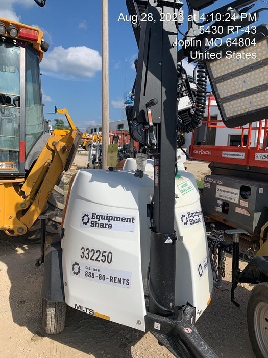 2023 Generac MLT2 Diesel, Flex Switch 120V Input, Powerzone Controller, (4) 320W LED Lights, 4kW Generator, 39.9 Gal Fuel Tank, 2" Ball, T3