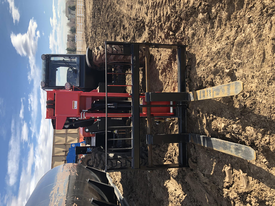 2020 Manitou MTA8044 74hp T4F, Cab/Heat/Air, Cab and Boom LED work lights, Auxiliary Hydraulics, Solid Tires, Amber strobe, Lift Hook w/66" Carriage, 60" Forks