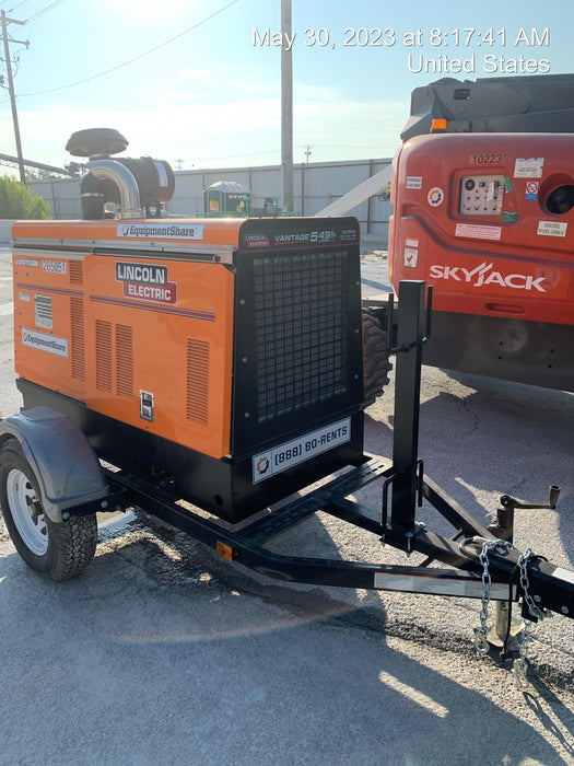 2022 Lincoln Electric Vantage 549X Crosslink Technology, Trailer Mounted, ES Decals, T3