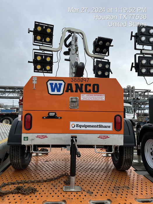 2024 Wanco WLTT-4MM4K Diesel, Deep Sea Controller, Shore Power Plug, Auto Start, (4) 350W LED Floodlights, 4kW Generator, 60 Gal Fuel Tank, 2" Ball, T3