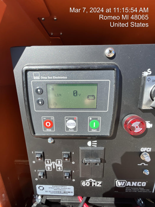 2024 Wanco WLTT-4MM4K Diesel, Deep Sea Controller, Shore Power Plug, Auto Start, (4) 350W LED Floodlights, 4kW Generator, 60 Gal Fuel Tank, 2" Ball, T3