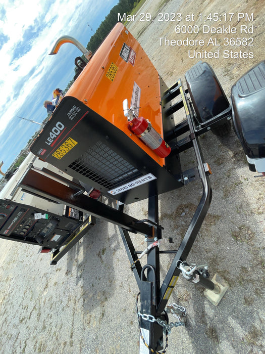 2022 Lincoln Electric LE400 Kubota V1505, Trlr, Cable Rack, Light Kit, ES Decals, T3