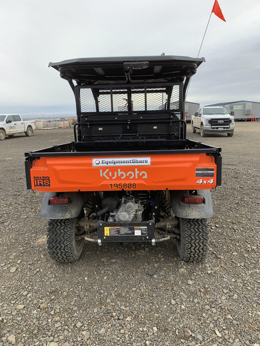 2022 Kubota RTV-X1140W-H Plastic Canopy, Windshield Acrylic Clear, LED Strobe Light, Wire Harness Kit, Back up Alarm