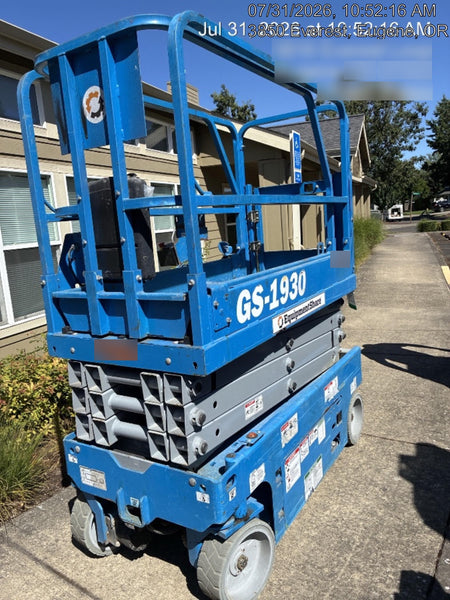 2019 Genie GS-1930 Half Height Swing Gate, 800W Inverter