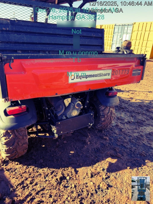 Kubota RTV-X1140W-H Plastic Canopy, Windshield Acrylic Clear, LED Strobe Light, Wire Harness Kit, Back up Alarm