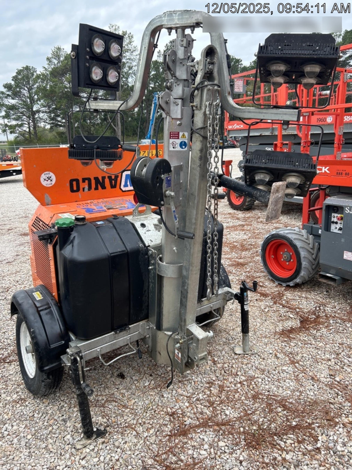2023 Wanco WLTT-4MM4K Diesel, Deep Sea Controller, Shore Power Plug, Auto Start, (4) 350W LED Floodlights, 4kW Generator, 60 Gal Fuel Tank, 2" Ball, T3