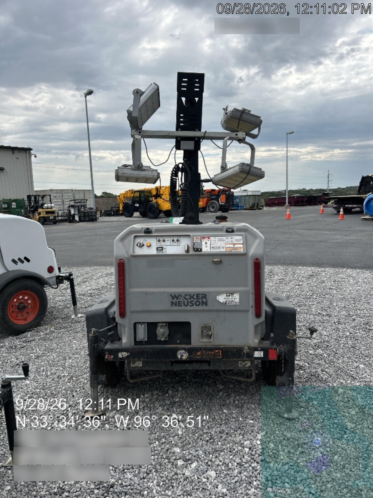 2019 Wacker Neuson LTV6K-LED Standard LED Towable Light Tower w/None