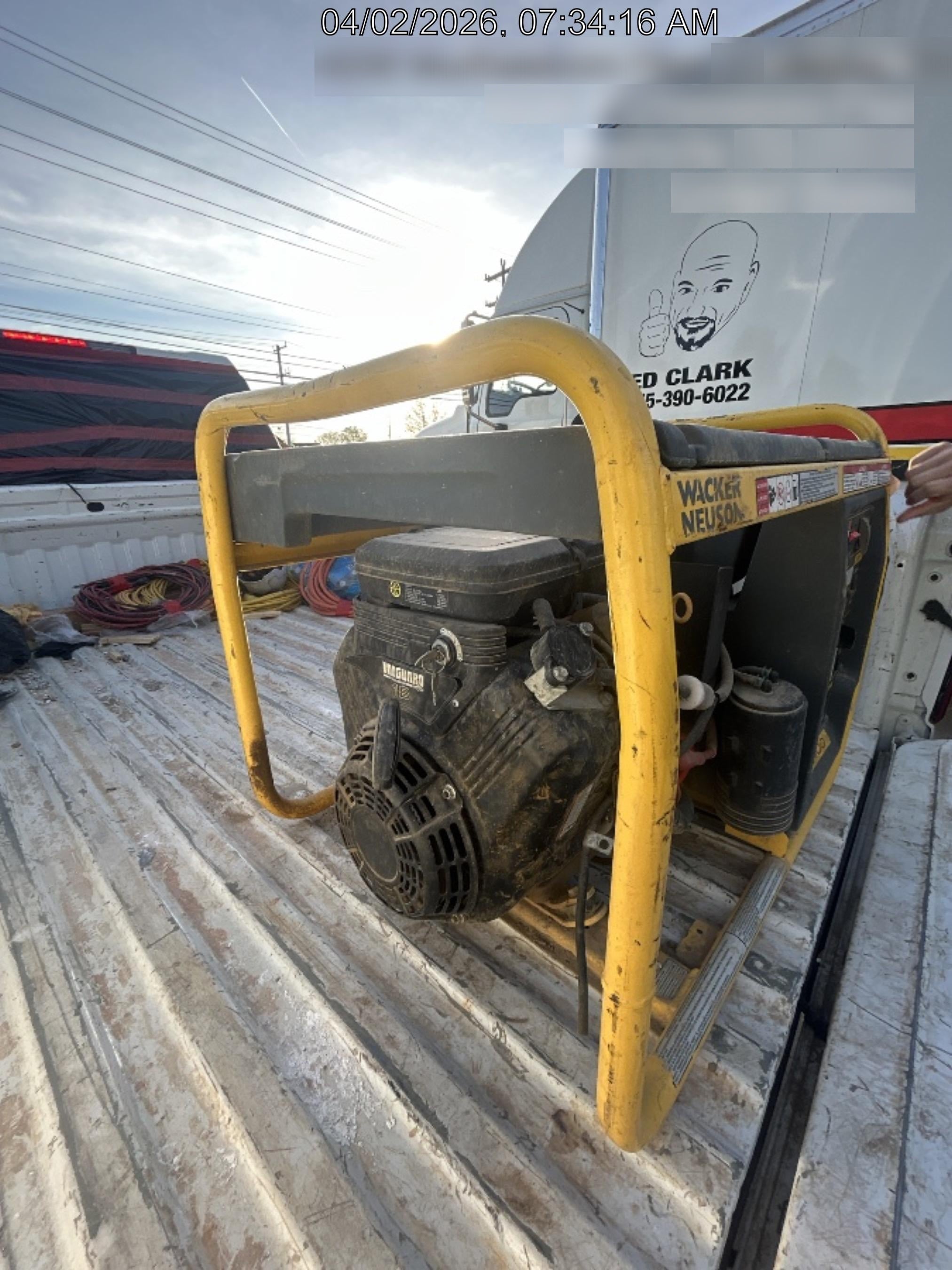 2018 Wacker Neuson GPS9700V Wacker Neuson GPS9700V Portable Generator
