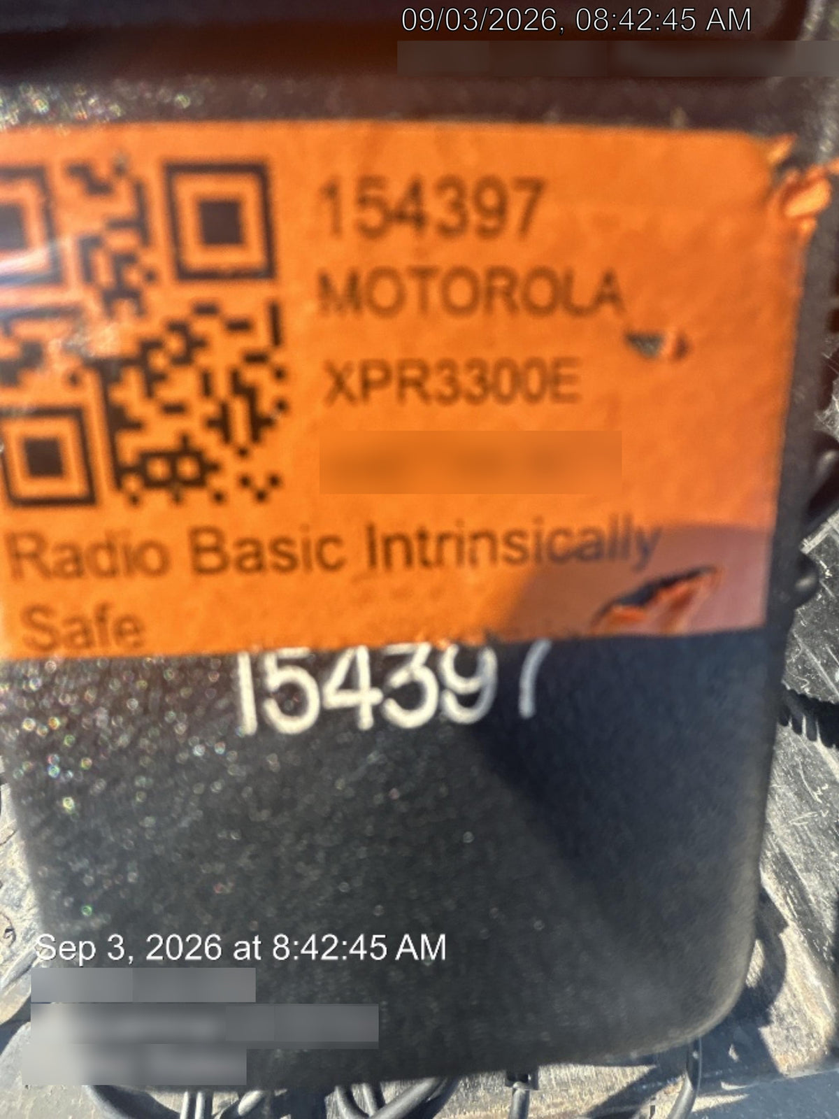2021 MOTOROLA XPR3300E