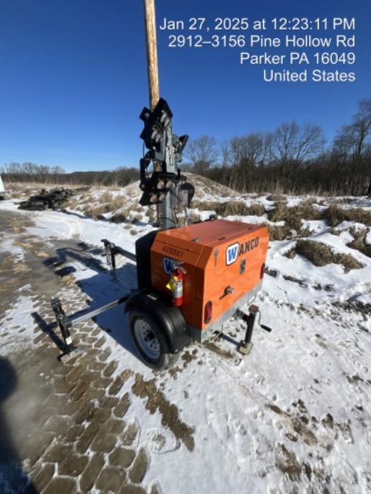 2024 Wanco WLTT-4MM4K Diesel, Deep Sea Controller, Shore Power Plug, Auto Start, (4) 350W LED Floodlights, 4kW Generator, 60 Gal Fuel Tank, 2" Ball, T3