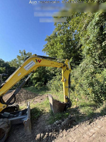 Wacker Neuson ET90 Cab, Long Dipperstick, Track, Bucket