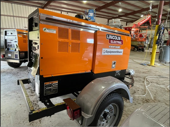 2022 Lincoln Electric LE400 Kubota V1505, Trlr, Cable Rack, Light Kit, ES Decals, T3