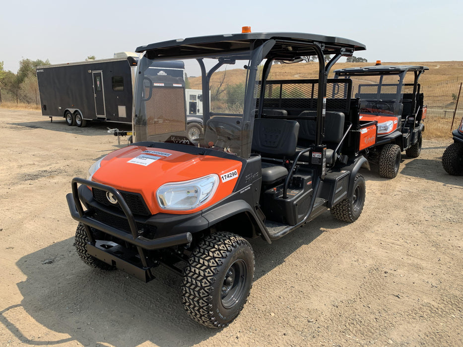 2021 Kubota RTV-X1140W-H Plastic Canopy, Windshield Acrylic Clear, LED Strobe Light, Wire Harness Kit, Back up Alarm