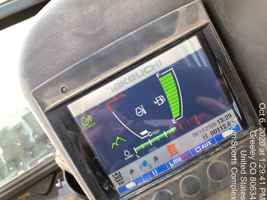 2020 Takeuchi TB290C Cab/Heat/Air, Rubber Tracks, Manual TAG QC