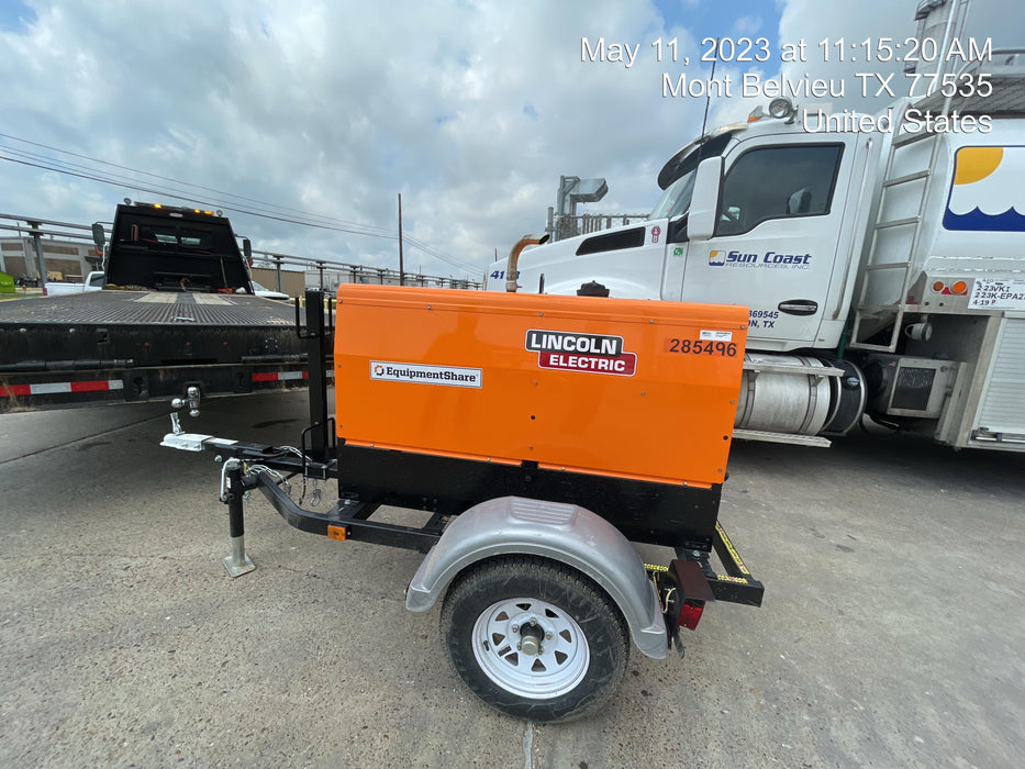 2022 Lincoln Electric LE400 Kubota V1505, Trlr, Cable Rack, Light Kit, ES Decals, T3