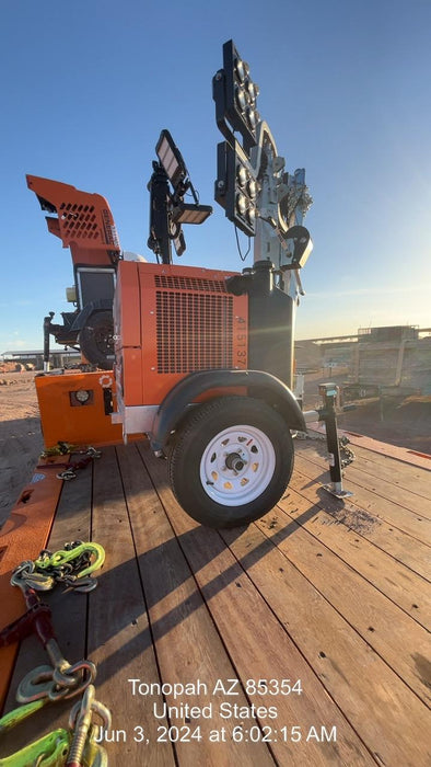 2024 Wanco WLTT-4MM4K Diesel, Deep Sea Controller, Shore Power Plug, Auto Start, (4) 350W LED Floodlights, 4kW Generator, 60 Gal Fuel Tank, 2" Ball, T3