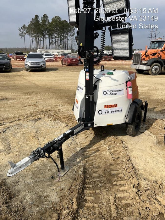 2023 Generac MLT2 Diesel, Flex Switch 120V Input, Powerzone Controller, 
(4) 320W LED Lights, 4kW Generator, 39.9 Gal Fuel Tank, 2" Ball, T3