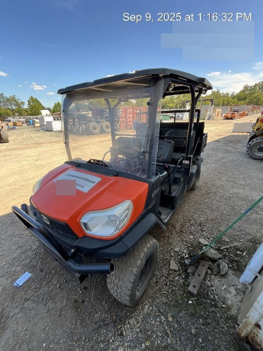 Kubota RTV-X1140W-H 4WD, LED Strobe, Windshield Acrylic Clear, Plastic Canopy, Wire Harness Kit, Backup Alarm