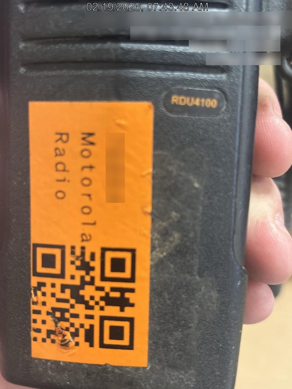 2020 MOTOROLA RDU4100