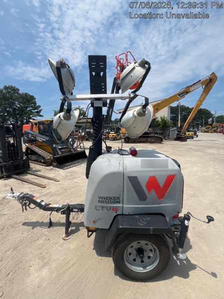 2018 Wacker Neuson LTV6L-MH Wacker Neuson LTV6L Mobile Light Tower w/Fuel Level Sensor Installed