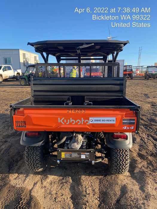 2022 Kubota RTV-X1140W-H Plastic Canopy, Windshield Acrylic Clear, LED Strobe Light, Wire Harness Kit, Back up Alarm