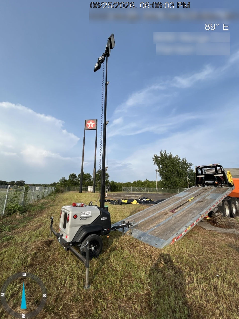 2024 Wacker Neuson LTT4 Diesel, Kohler KDW702, Deep Sea Controller, Auto Start, LED 320W, Bypass Outlet, T3