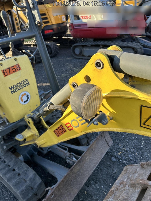 2017 Wacker Neuson 803 Wacker Neuson 803 Mini - Canopy Base/12" Bucket