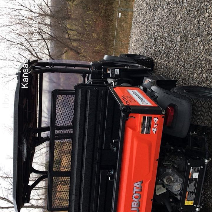 2020 Kubota RTV-X1140W-H 4WD utility cart -LED strobe -Windshield tempered glass -Plastic canopy -Wire harness kit -Backup alarm