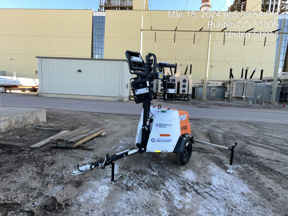 2023 Generac MLT2 Diesel, Flex Switch 120V Input, Powerzone Controller, 
(4) 320W LED Lights, 4kW Generator, 39.9 Gal Fuel Tank, 2" Ball, T3