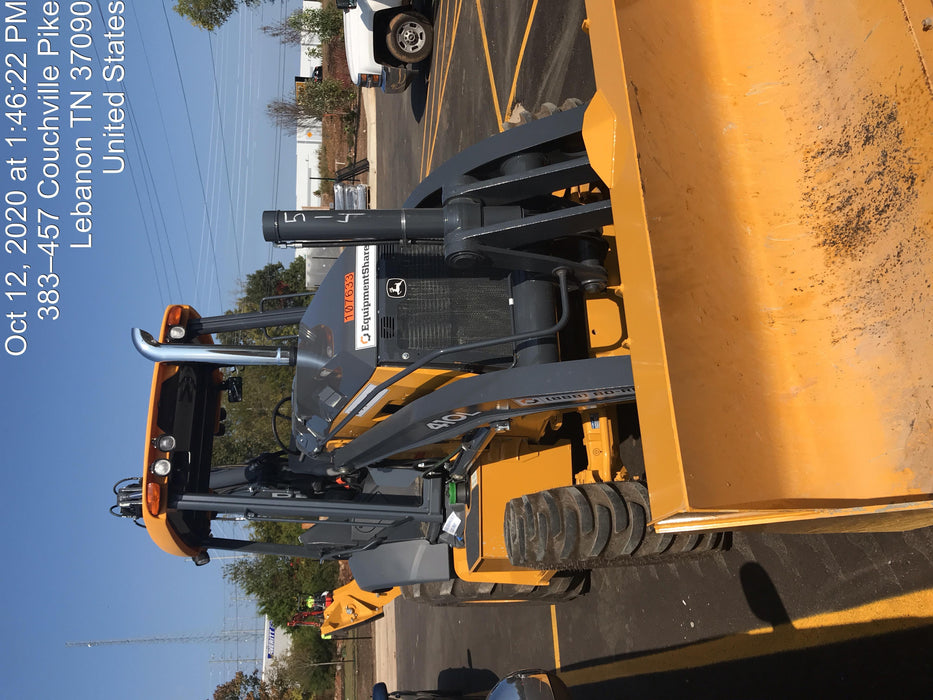 2020 John Deere 410L - Extendable Stick Canopy, 4WD, Extendable Stick, Pilot Controls, 2 Way Hydraulics, TAG Manual QC