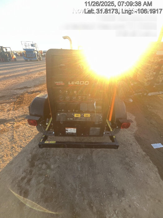 2023 Lincoln Electric LE400 Kubota V1505, Trlr, Cable Rack, Light Kit, ES Decals, T3