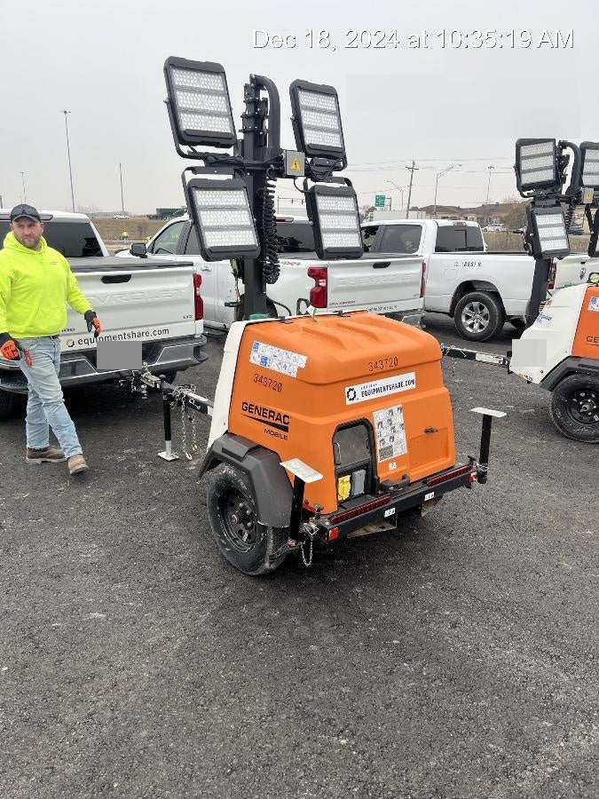 2024 Generac MLT2 Diesel, Flex Switch 120V Input, Powerzone Controller, 
(4) 320W LED Lights, 4kW Generator, 39.9 Gal Fuel Tank, 2" Ball, T3