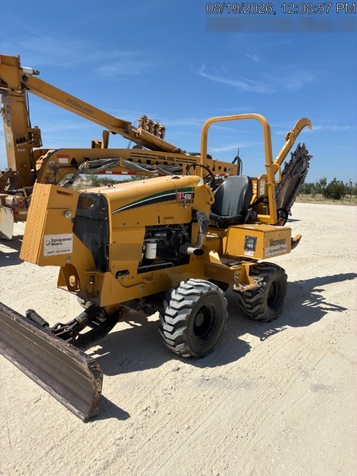 2019 VERMEER RTX450