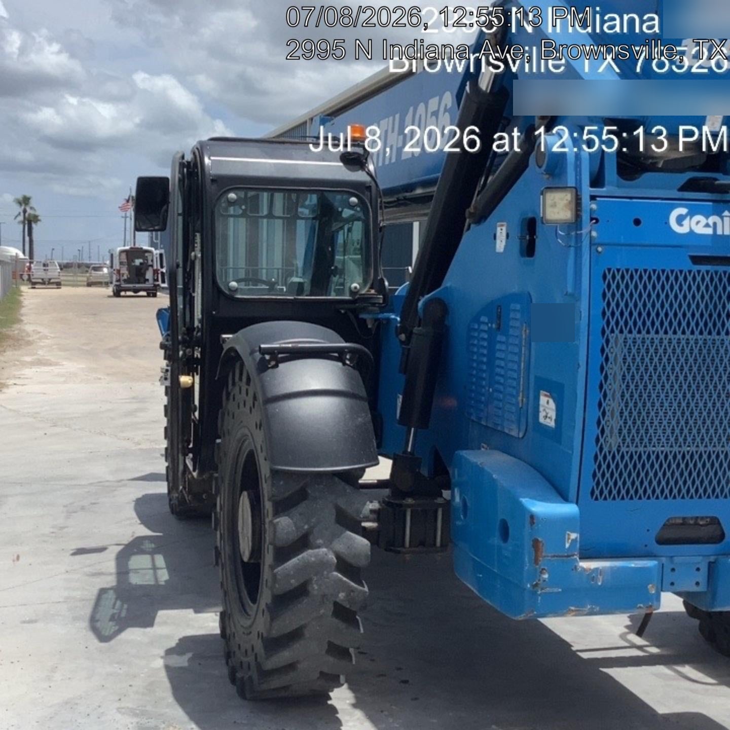 2018 Genie GTH-1056 Genie GTH-1056 w/CAB, Solid Tires, Work Lights, 60" carriage/forks, cab mesh, beacon