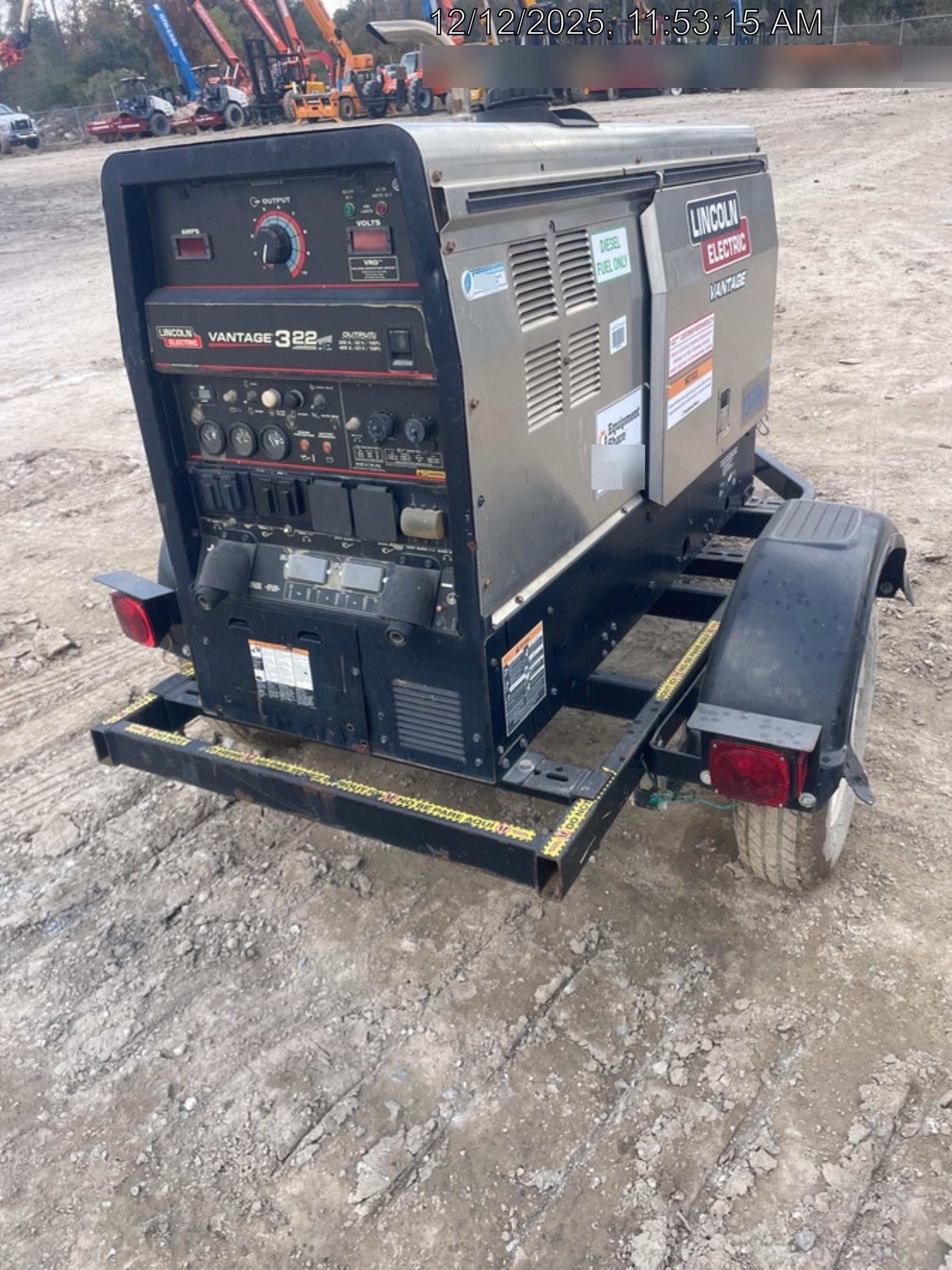 2021 Lincoln Electric Vantage 322 Ready Pak 3