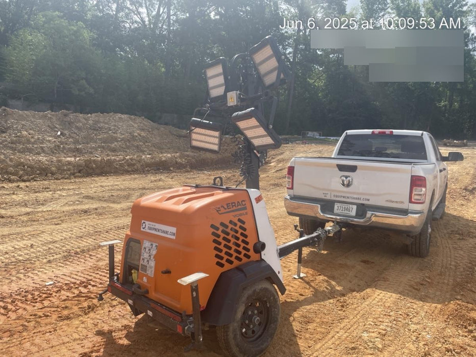 2023 Generac MLT2 Diesel, Flex Switch 120V Input, Powerzone Controller, (4) 320W LED Lights, 4kW Generator, 39.9 Gal Fuel Tank, 2" Ball, T3