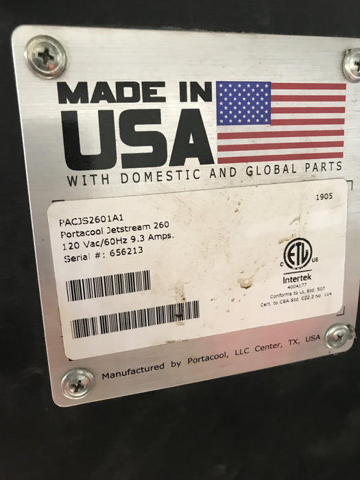2020 PORTACOOL PACJS2601A1