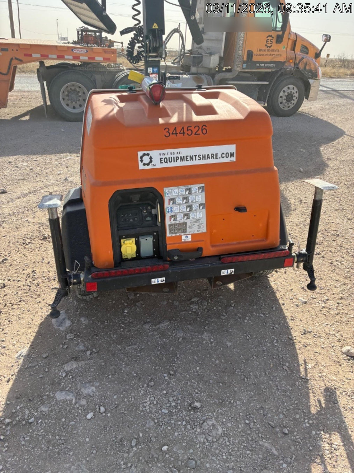 2023 Generac MLT2 Diesel, Flex Switch 120V Input, Powerzone Controller, (4) 320W LED Lights, 4kW Generator, 39.9 Gal Fuel Tank, 2" Ball, T3