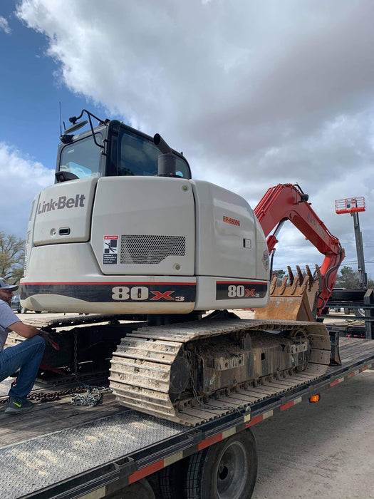 2020 Link-Belt 80X3EX 80 X3 SPIN ACE FINAL TIER 4 HYDRAULIC CRAWLER EXCAVATOR BASE MACHINE F.O.B. PORT OF ENTRY