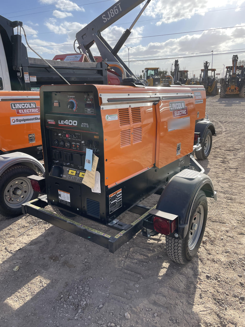 2022 Lincoln Electric LE400 Kubota V1505, Trlr, Cable Rack, Light Kit, ES Decals, T3