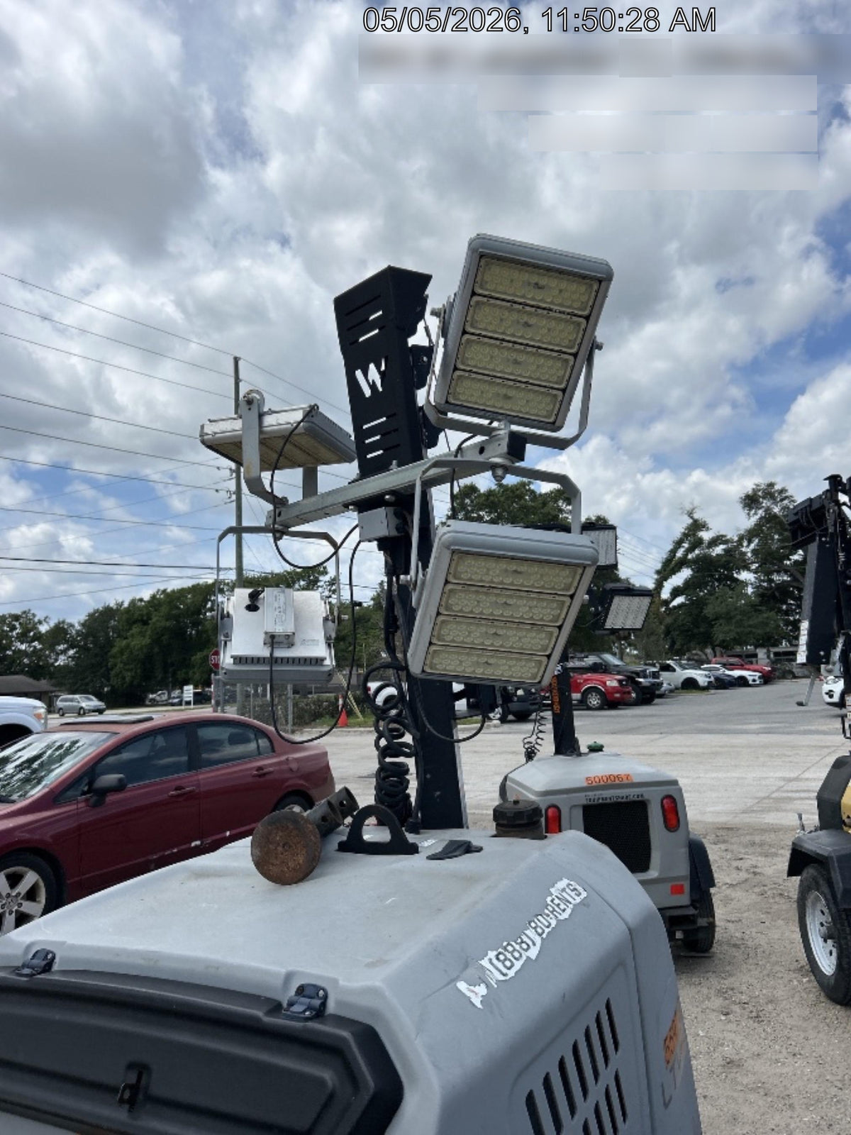 2019 Wacker Neuson LTV6K-LED Standard LED Towable Light Tower w/None