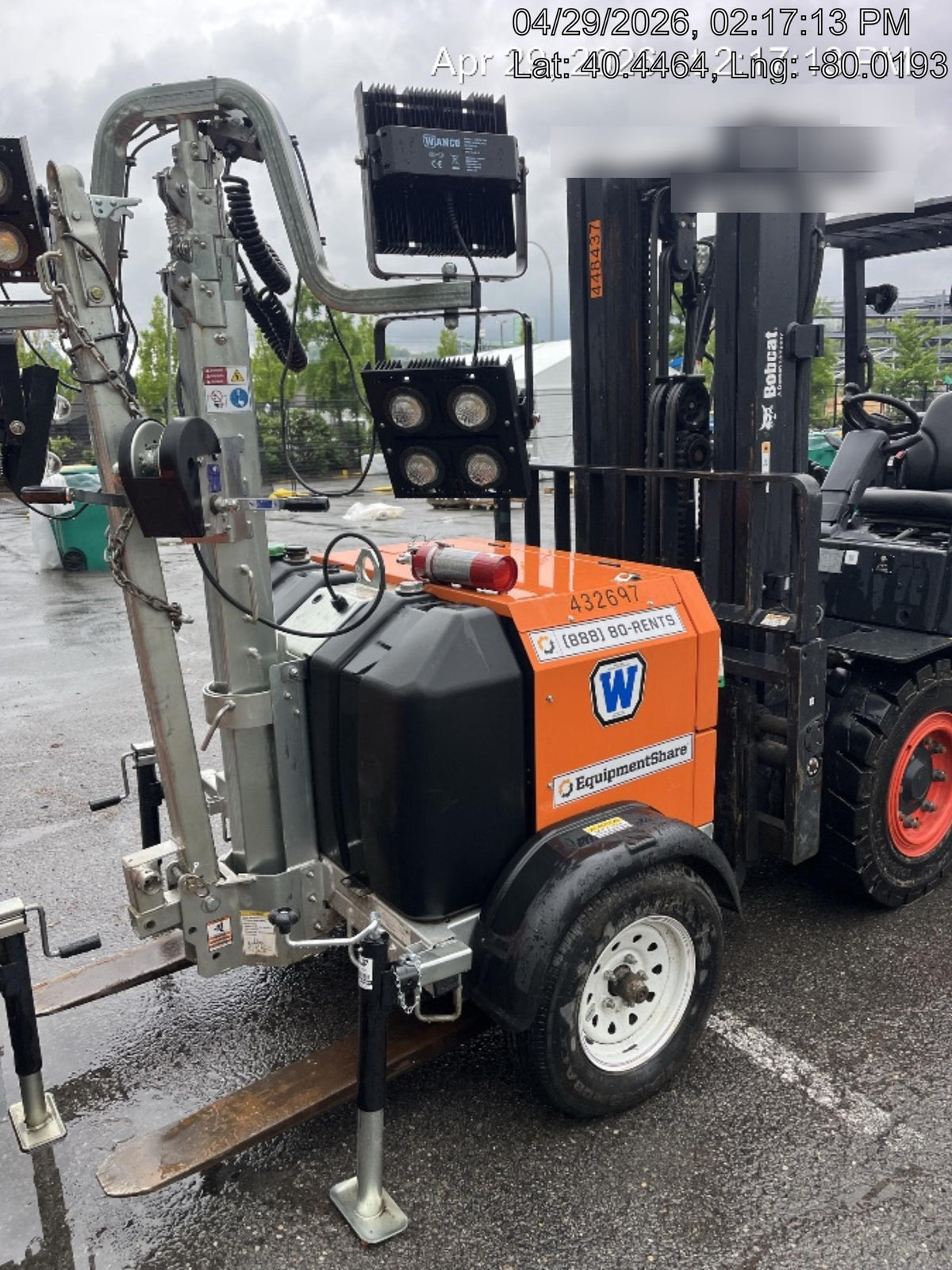 2024 Wanco WLTT-4MM4K Diesel, Deep Sea Controller, Shore Power Plug, Auto Start, (4) 350W LED Floodlights, 4kW Generator, 60 Gal Fuel Tank, 2" Ball, T3
